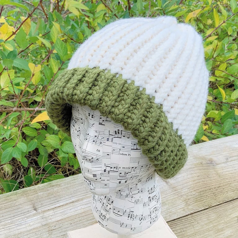 Beanie. Chunky Knit Hat. Fisherman’s Style Hat. Hand Knitted Hat. Beanies. Hats.