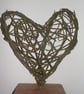 Nature Lover's Rustic Hearts driftwood, woven willow, hedgerow weaving,  - Image 3