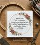  Handmade Love Note, Whimsical Greeting for Couple, Handmade Cross Stitch Card - Image 2