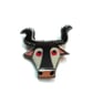 Marvellous Bovine 'Cowin Lush' Bull cow Brooch by EllyMental - Image 1
