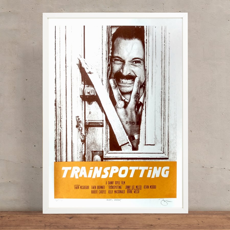 Here's Begbie! Trainspotting Limited Edition Screen Print