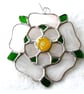 Yorkshire Rose Suncatcher Stained Glass Handmade - Image 4