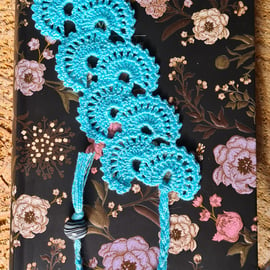 Crochet Fan Bookmark 