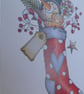 Snowman in a Stocking Christmas Card - A Very Merry Christmas - Image 9
