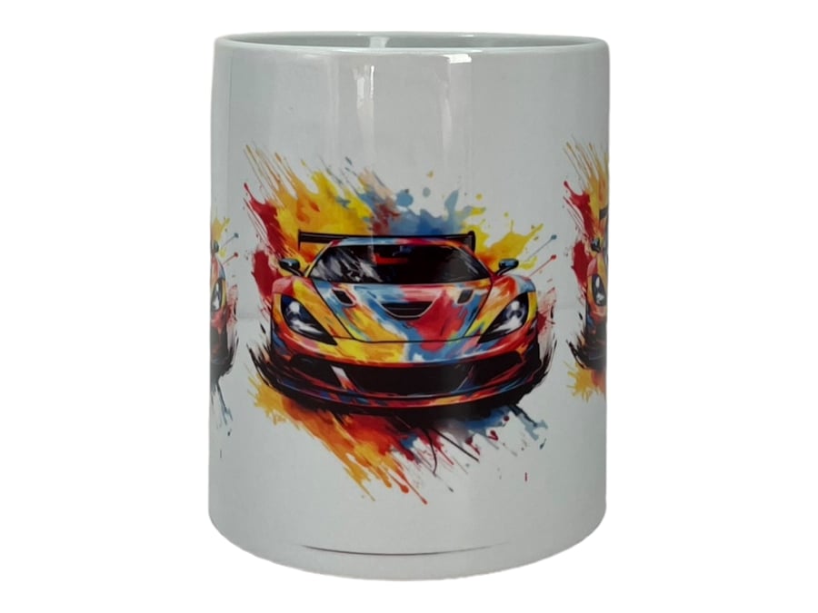 Race Car Mug