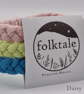 Daisy - Handmade Recycled Cotton Yarn Bracelet - Size Medium - Limited Edition - Image 1