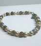Limited Edition Moonstone & Freshwater Pearl Bracelet Handmade Silver Tone - Image 2