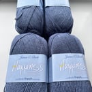 Pack of 4 x 100g Acrylic DK Yarn