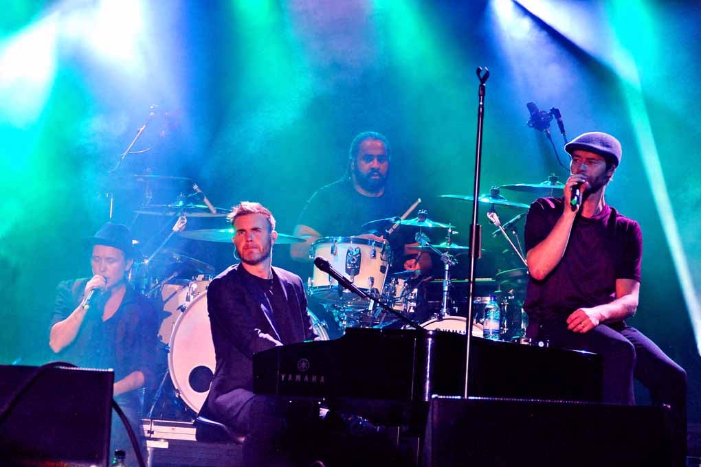 Take That Performing Live In Concert Photograph Print