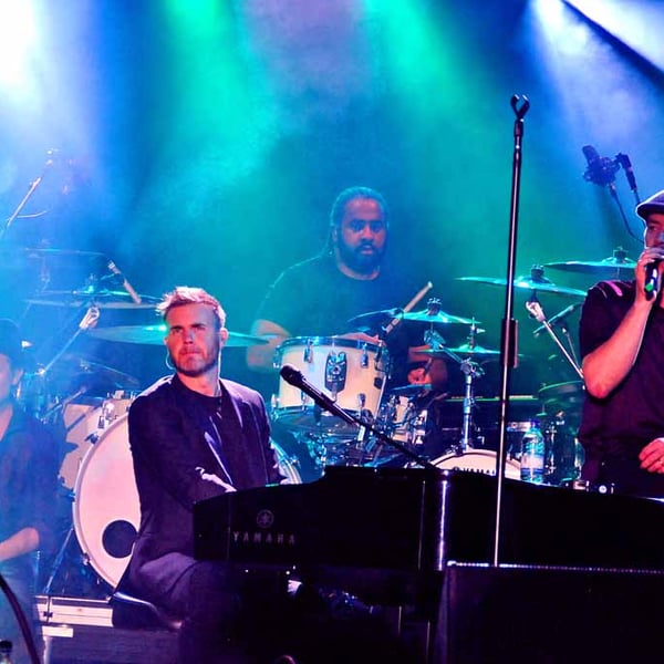 Take That Performing Live In Concert Photograph Print