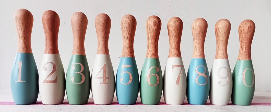 Baby Bowling Set with name or words