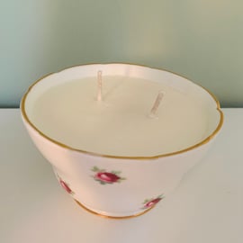 Seconds Sunday Rose Garden Sugar Bowl Candle