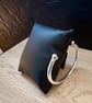 "Horizons" - Heavy Sterling Silver Torc Bangle 9ct Balls - Made to any size  