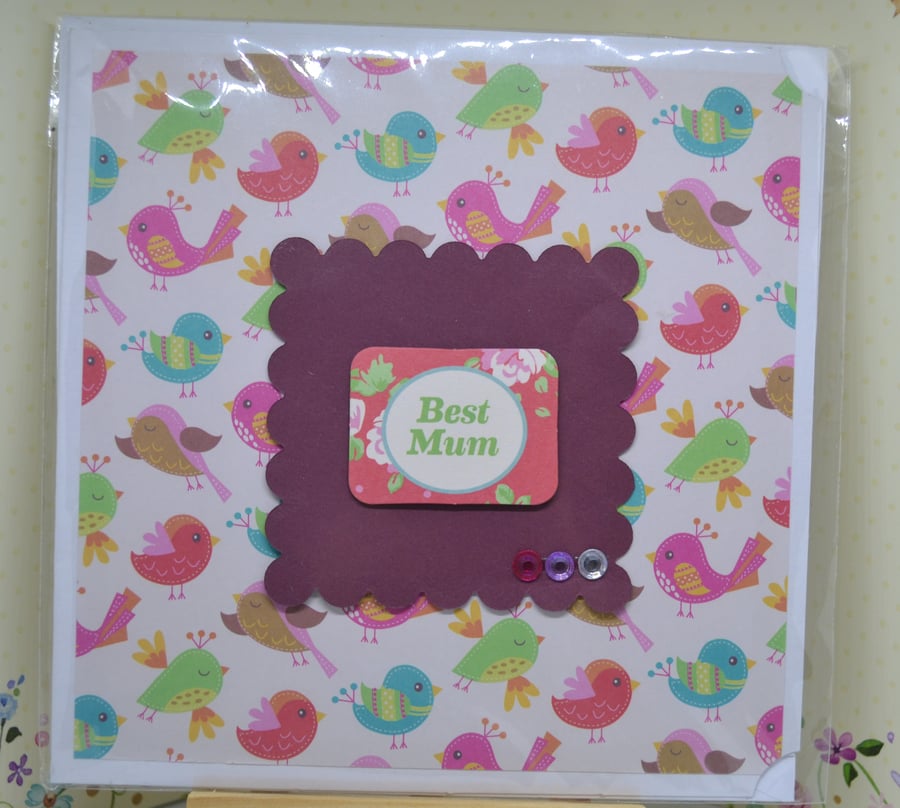 Mothers Day Card - Best Mum