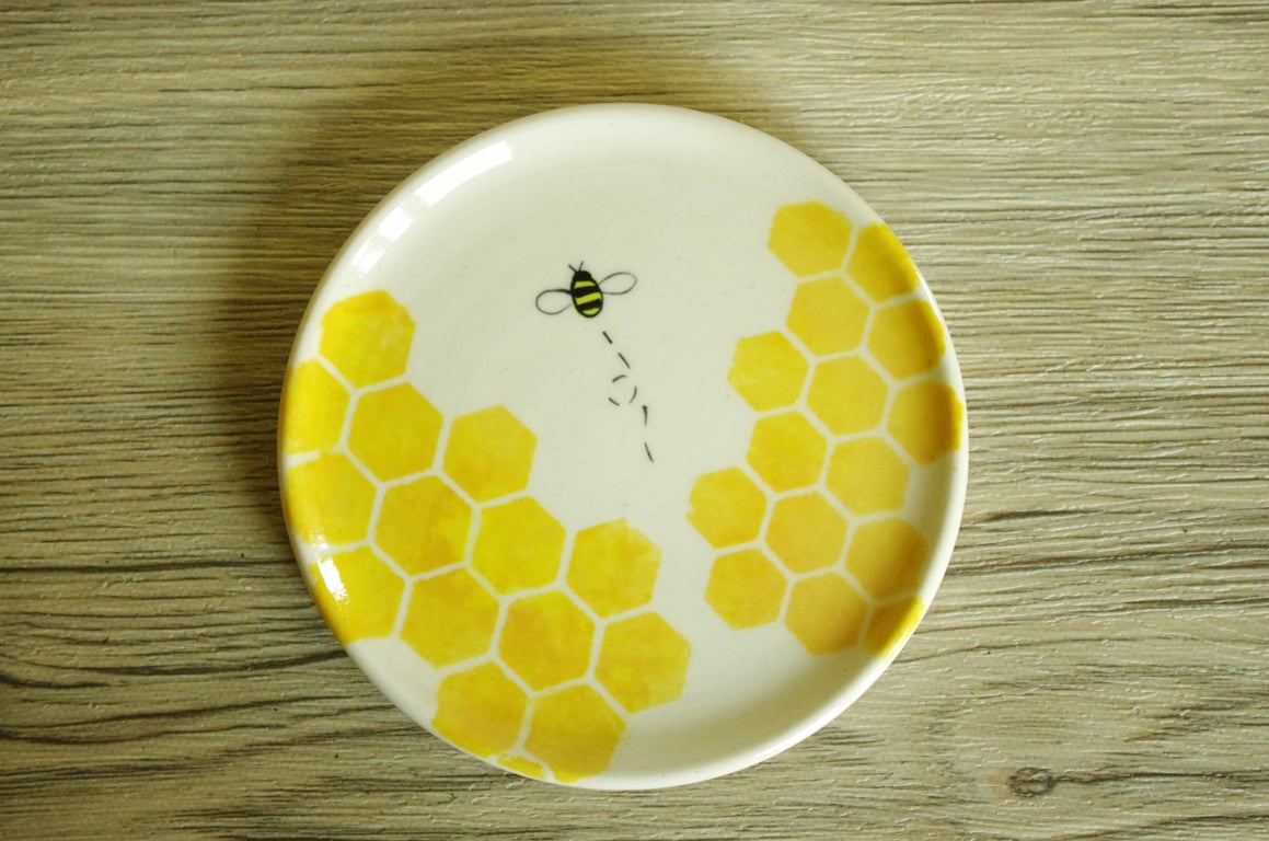 Coaster - Honeycomb and Bee