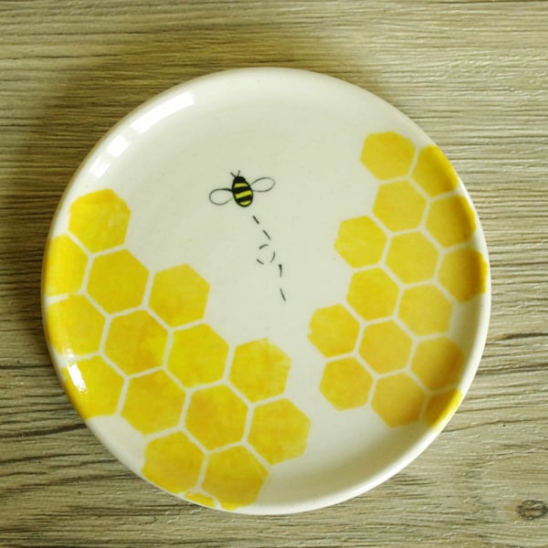 Coaster - Honeycomb and Bee