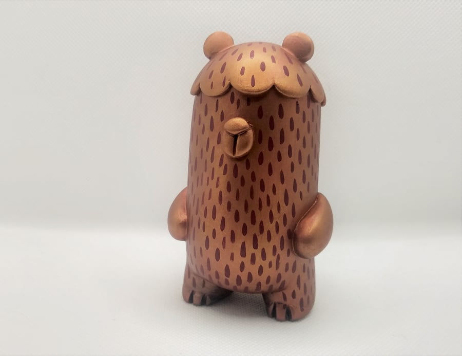 Horace the Bear Mixed Media Animal Statue Woodland Creature
