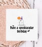 Spooky Halloween Birthday Card, Cute Ghost and Pumpkin Greeting Card. - Image 5