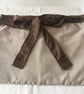 Motorcycle Tie Waist Apron With Pockets Motorbike Patchwork Cotton Apron - Image 3