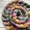 Merino Spinning fibre with bio nylon 100g Fall Forest