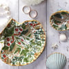 William Morris Strawberry Thief Scallop Shell Ring Dishes