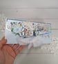 Handmade Wedding Money Wallet Card (127) Elegant Blue Wedding Gift Envelope. - Image 5