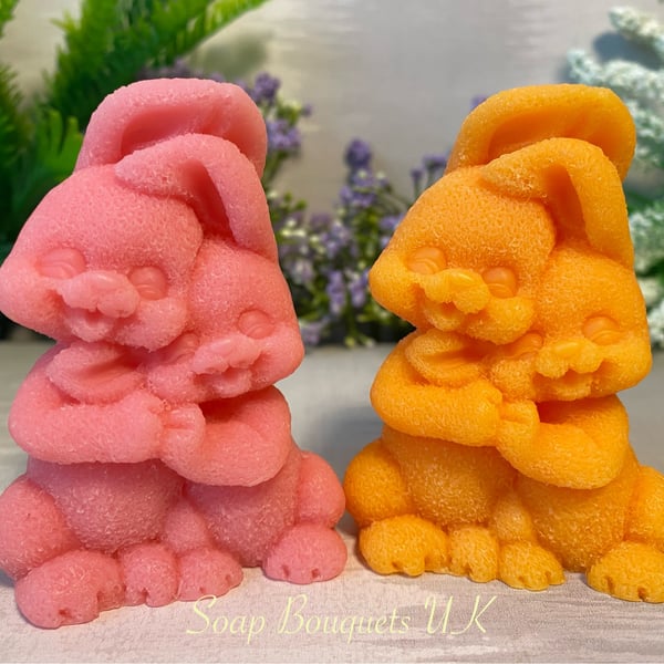 Cute Hugs Bunny Vegan Soap: Add a Touch of Whimsy to Your Easter and Christmas