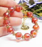Sparkly Faceted Glass Memory Wire Beaded Bracelet - Image 4