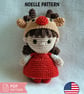 Noelle Christmas Crochet Doll Pattern PDF - Image 1