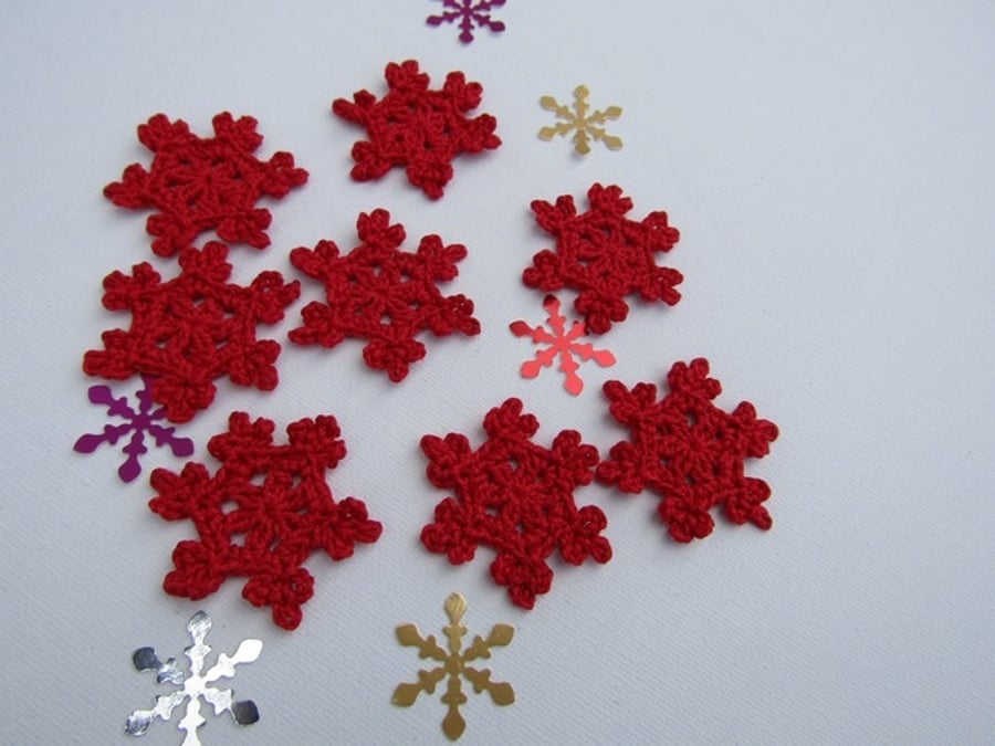 Crochet snowflake