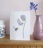 Set of five Flower and Bee Greetings cards - Image 7