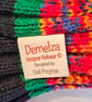 Designer Hand Knitted Ribbed Large Pom Pom Beanie Hat 1-2 Years size - Image 3