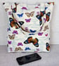 Tote bag, shopping bag, butterflies - Image 6