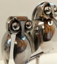 Mother & Baby Owl. Handcrafted Pair of Owls. Upcycled Cutlery Art. - Image 4