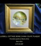 Bluebell Cottage. Handpainted bone china coupe plaque  - Image 2