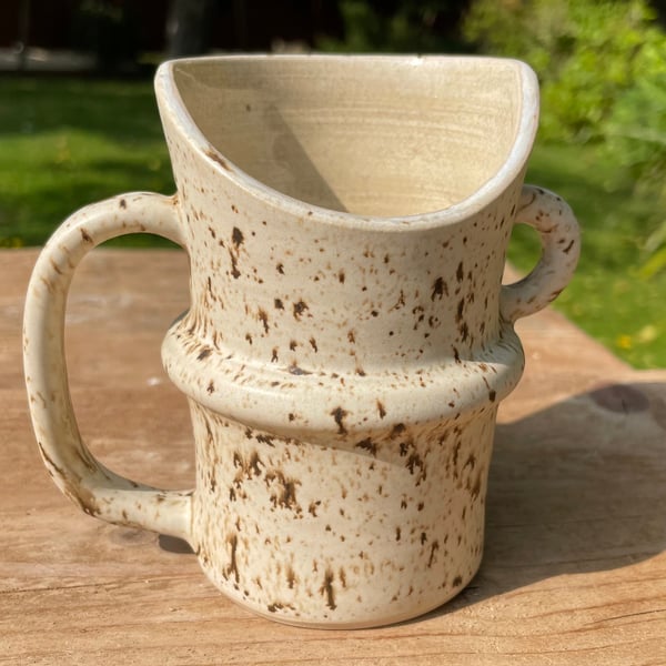 MadeWithMud DigniTEA One Handed Mug 