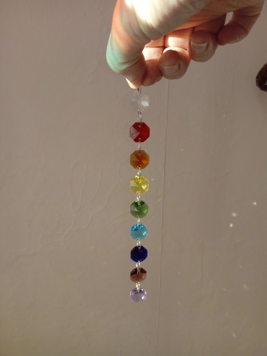 Multi Coloured Glass Suncatcher