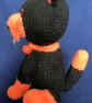 Halloween Black and Orange Cat – shelf decoration gift - Image 4
