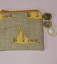 Coin purse yellow rabbits - Image 1