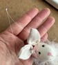 Pastel bunny hanging ornament kids birthday boho room decor from mum - Image 5