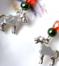 Welsh Lamb Sterling Silver Earrings, Sheep Earrings, Love Ewe Earrings - Image 2