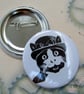 Steampunk Cat Art Badge 58mm Button Animal Badges Cats  - Image 2