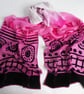 SUMMER SECONDS LIMITED EDITION SILK VISCOSE DEVORE VELVET SCARF - Image 4