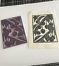 Linocut Print - Cherries - Original Print - Image 5