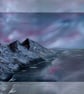 Troubled Sky Fine Art Giclée Print – Colourful Mountain Landscape - Image 2