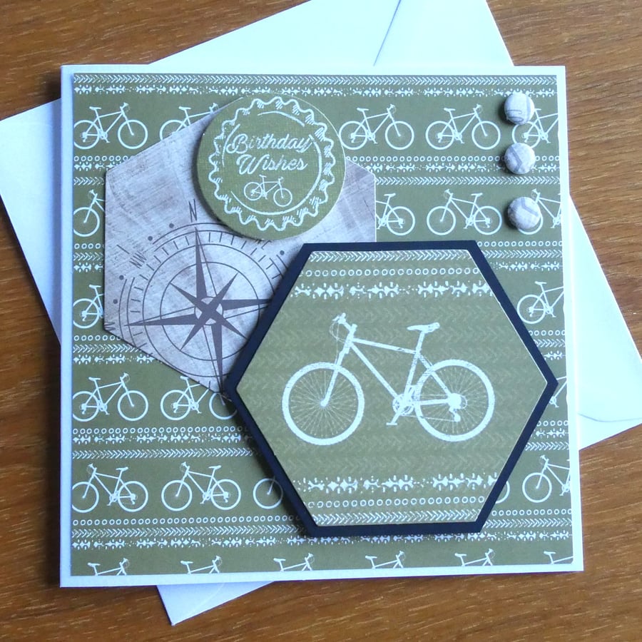 Bicycle Birthday Card - Birthday Wishes