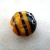 handmade lampwork bee bead