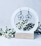 Sterling Silver CZ Flower Dangles - Gift Boxed - Botanical - Image 1