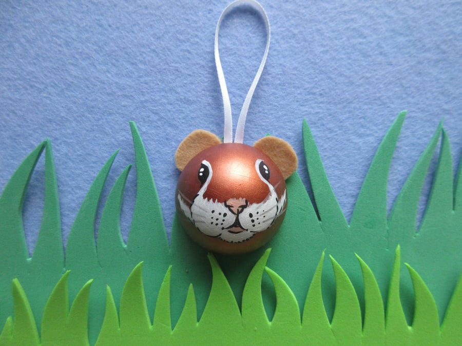 Hamster Hanging Decoration Pet Bauble for Christmas Tree Home etc