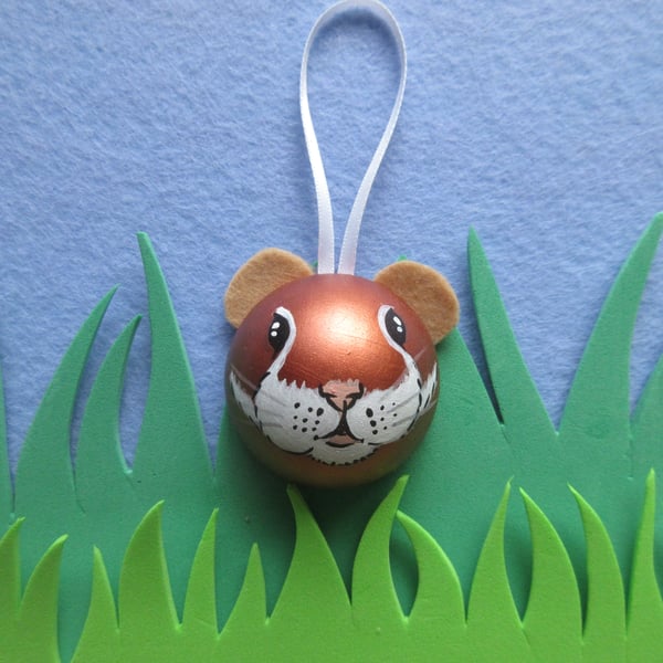 Hamster Hanging Decoration Pet Bauble for Christmas Tree Home etc